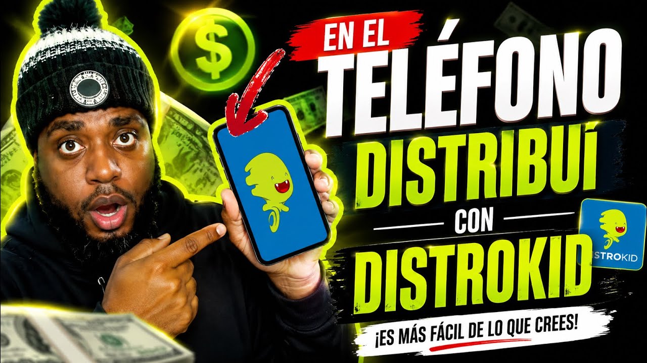 DISTRIBUYE TU MÚSICA EN SPOTIFY EN MINUTOS CON DISTROKID DESDE TU TELÉFONO
