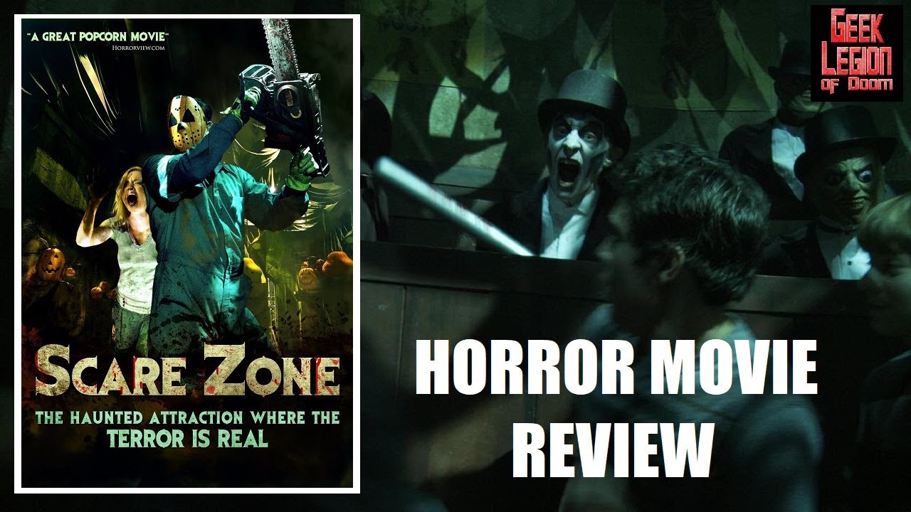 SCARE ZONE ( 2009 Neil Brown, Jr ) Halloween Haunted House Attraction Horror Movie Review