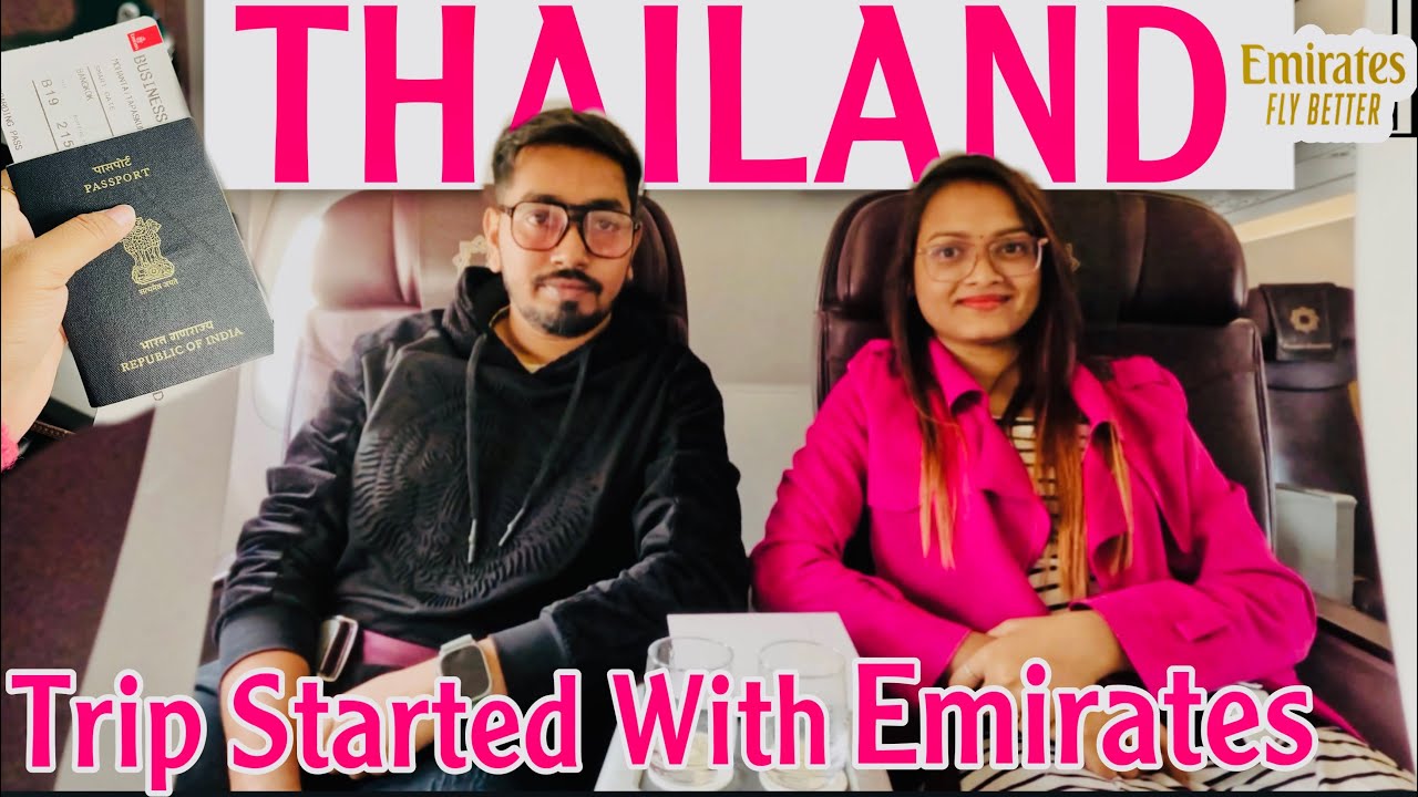 Thailand 🇹🇭 Trip Start hela ,Emirates re first time journey.Bangkok Calling.