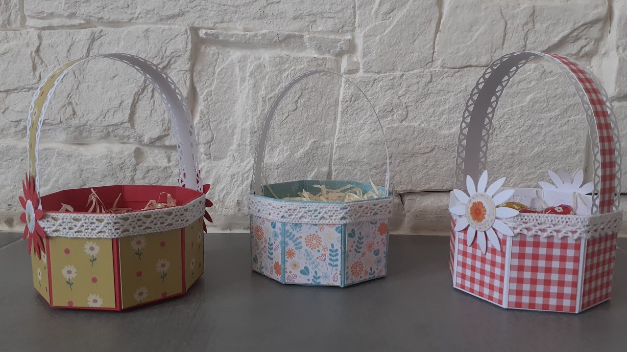 Tuto de pâque : petit panier version 1