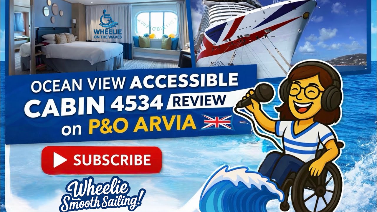 Accessible Ocean View Cabin 4534 on P&O Arvia (& Iona) 