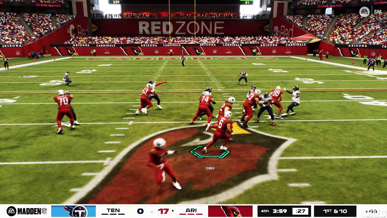 Madden NFL 26 - Tennessee Titans vs Arizona Cardinals - Gameplay (PS5 UHD) [4K60FPS]