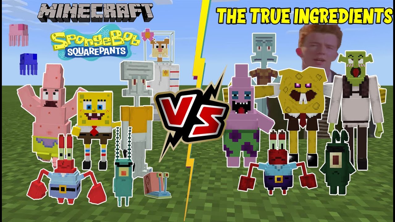 Minecraft x SpongeBob VS The True Ingredients [УЖАСЫ ГУБКИ БОБА]