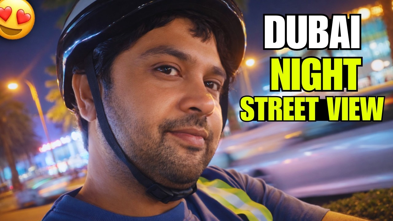 Dubai Night Street View 🌃 | Amazing Night Ride Experience