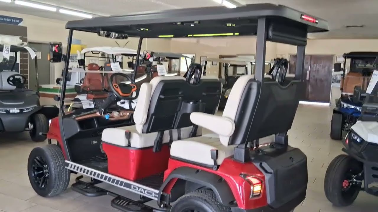 2025 Dach Vehicles Apollo in Red with Serene Beige Interior [Tucson Golf Cars]