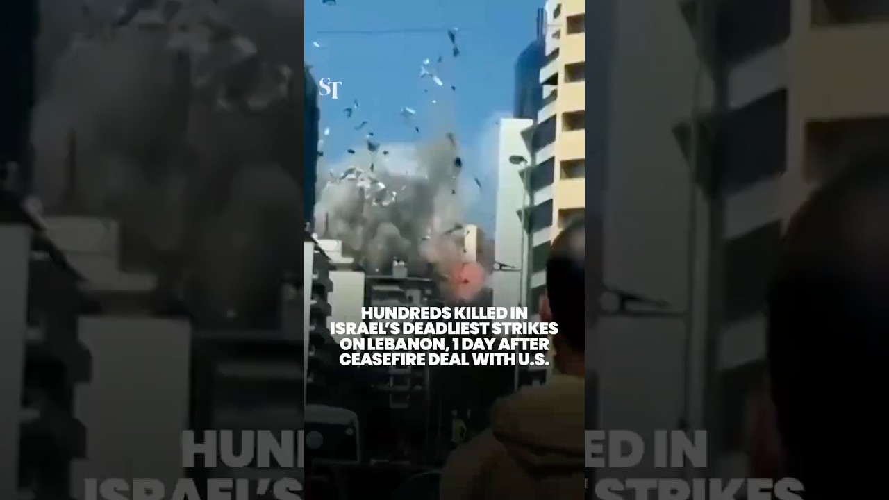 Hundreds killed in Israel&rsquo;s deadliest strikes on Lebanon, 1 day after ceasefire deal with US