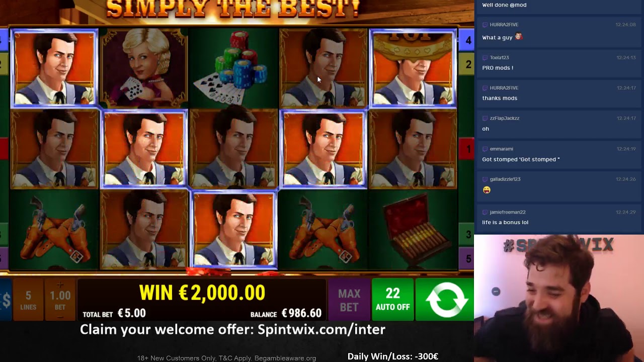 Simply the best slot from  Gamomat HUGE hit!