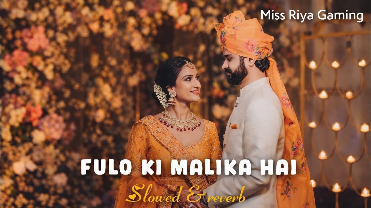 Fulo Ki Malika Hai👸🏻💞💫 Slowed X Reverb New Song Aane Se Uske Aaye Bahar Lofi Mix MISS RIYA GAMING 💞✨