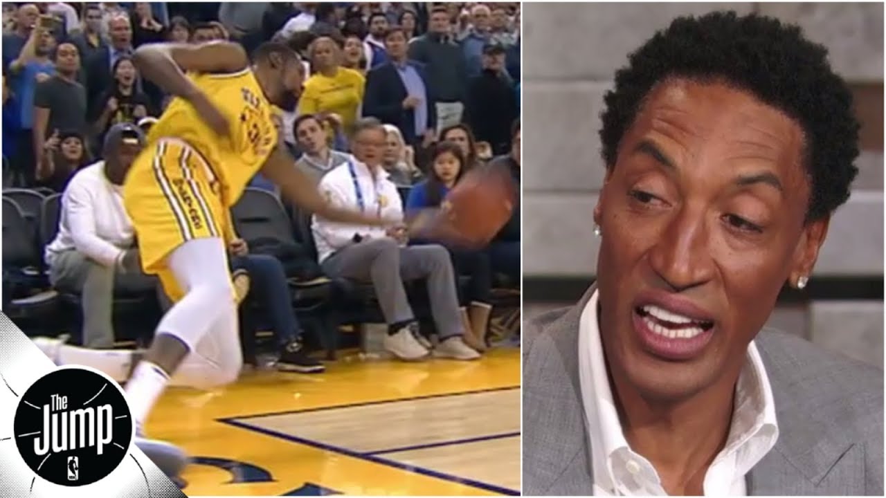 Scottie Pippen on huge Kevin Durant missed call: Refs 'must be a fan of the Warriors' | The Jump
