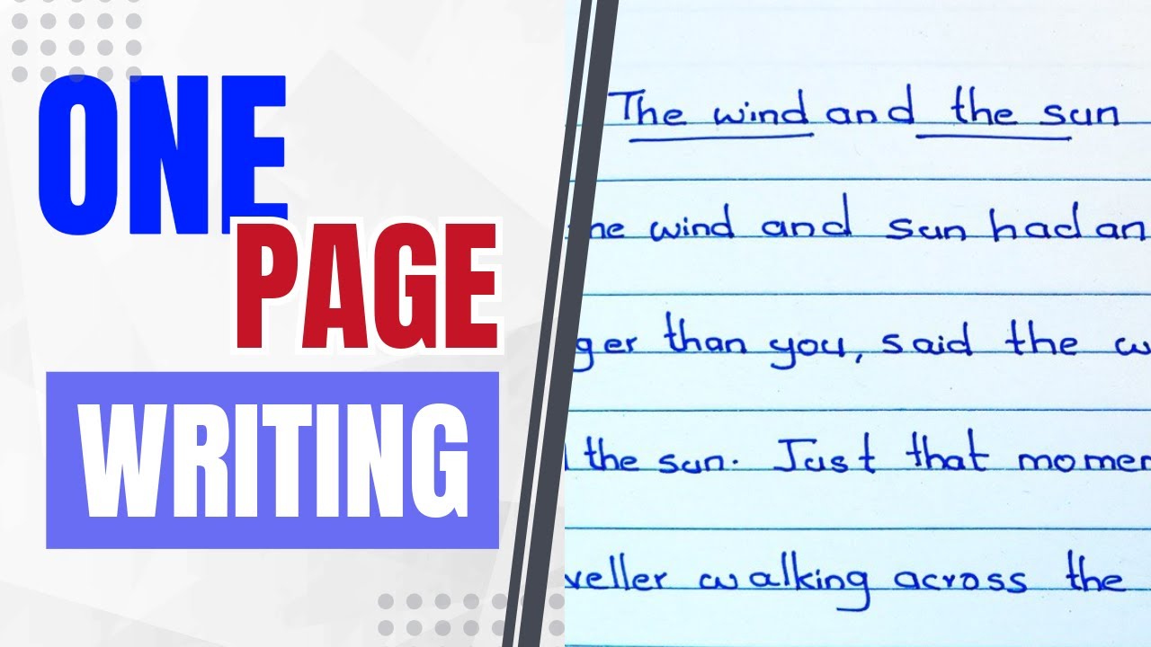 English Writing Kaise Sudhare | How to improve English handwriting | one page handwriting practice 