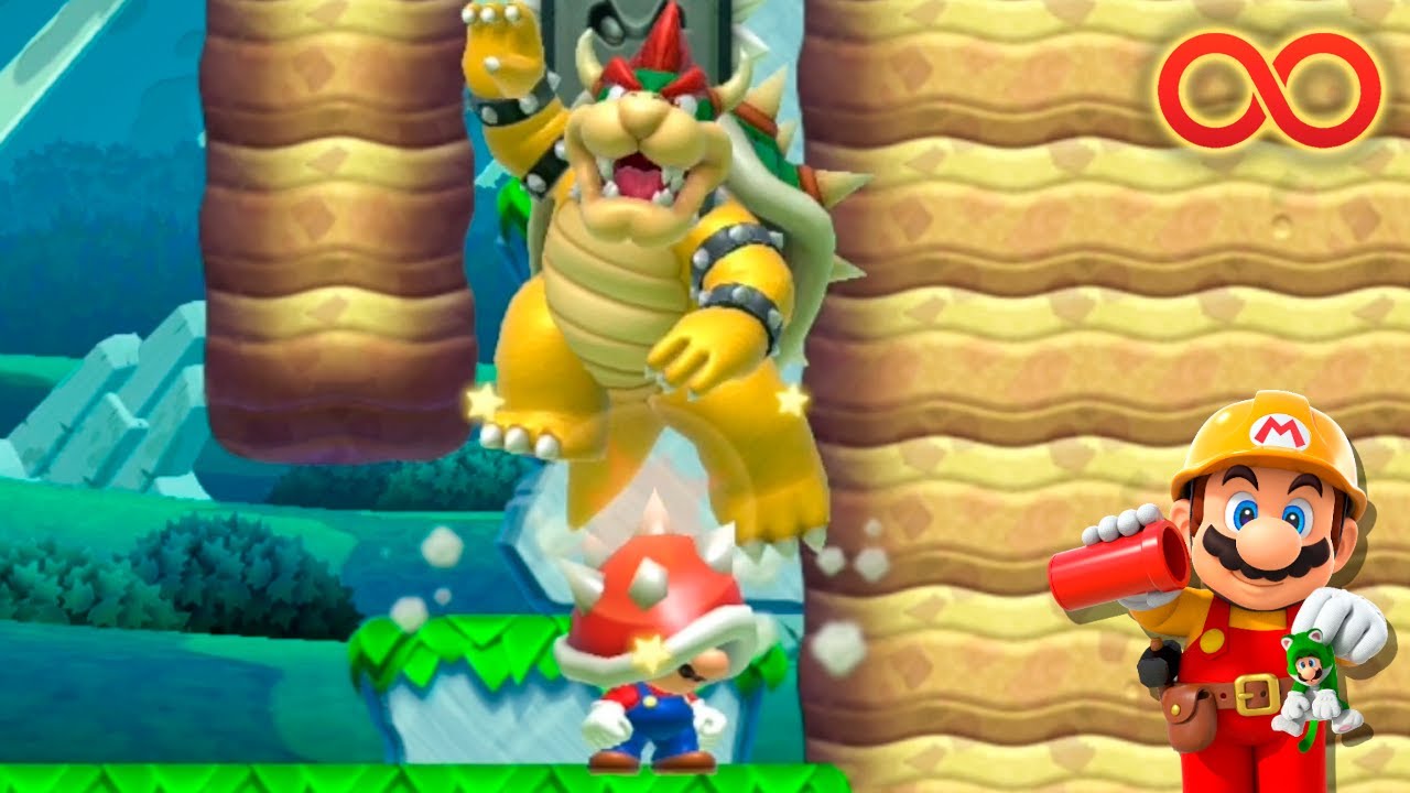 El nivel donde hay que PICAR a BOWSER para poder AVANZAR 😅 | SMM 2