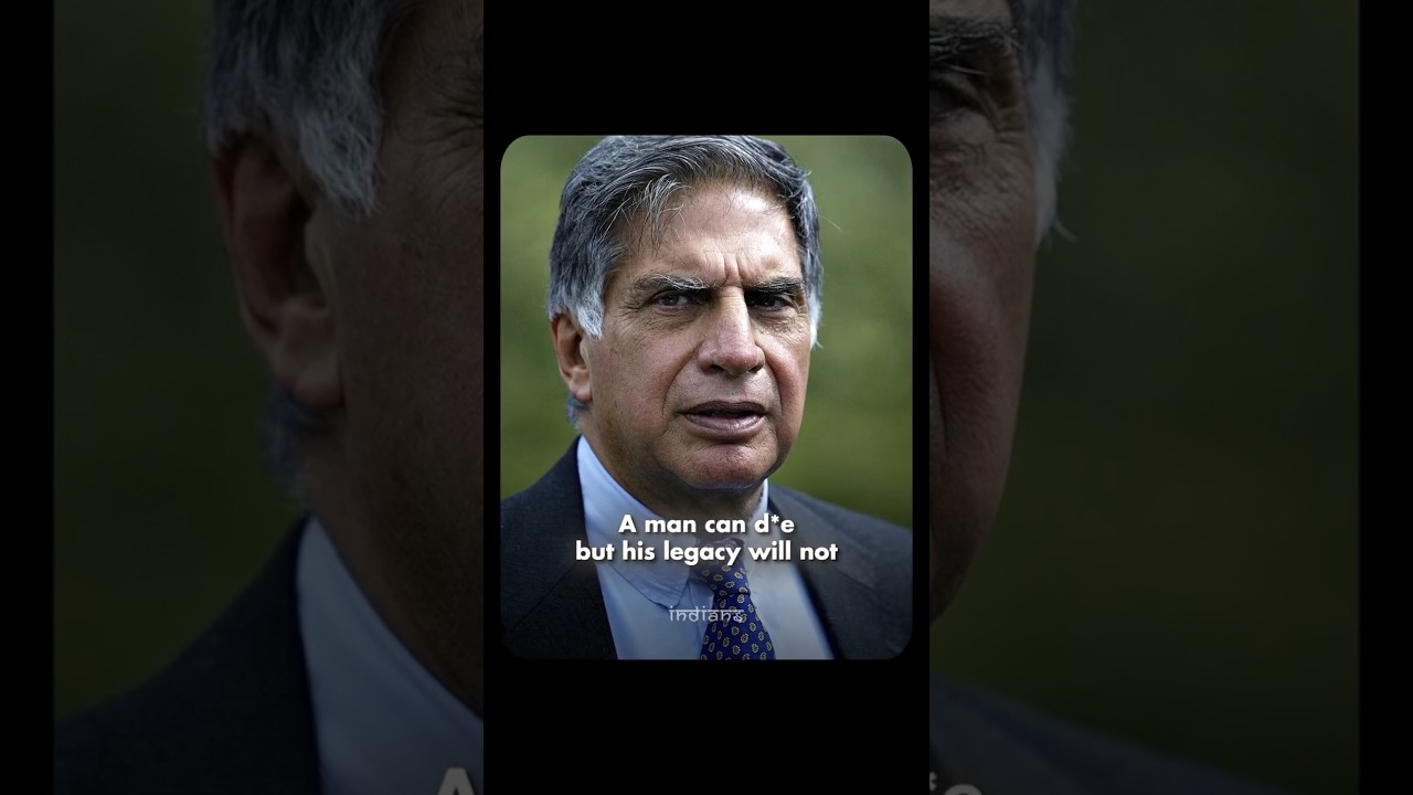 Sir Ratan Tata didn't just build companies he built a nation's trust.🇮🇳 #shortsfeed