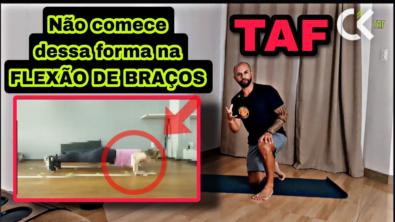 AJUSTE ESSE DETALHE NA FLEXÃO DE BRAÇOS NO DIA DO TAF