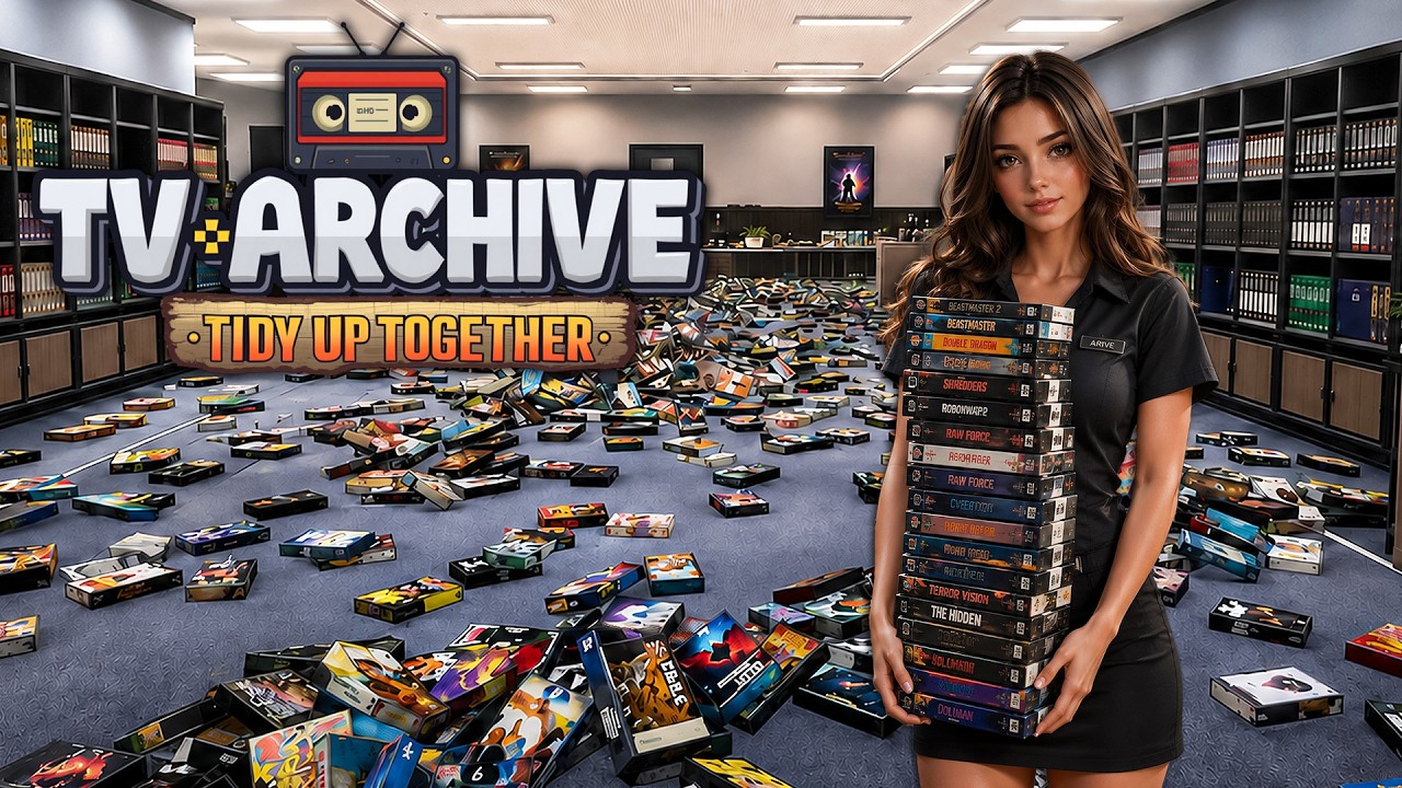 TV Archive Tidy Up Together - Sorting Simulator | Long Gameplay | No Commentary