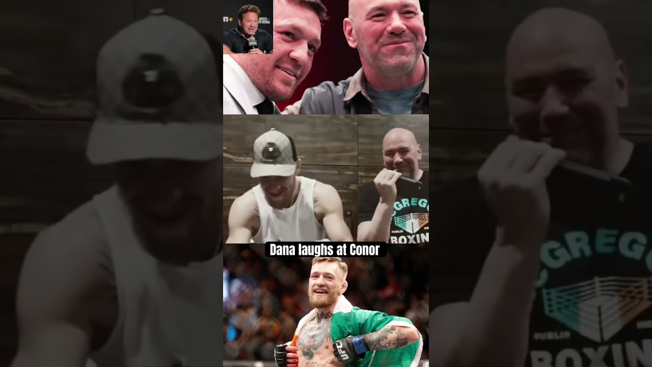 Conor McGregor makes Dana White laugh