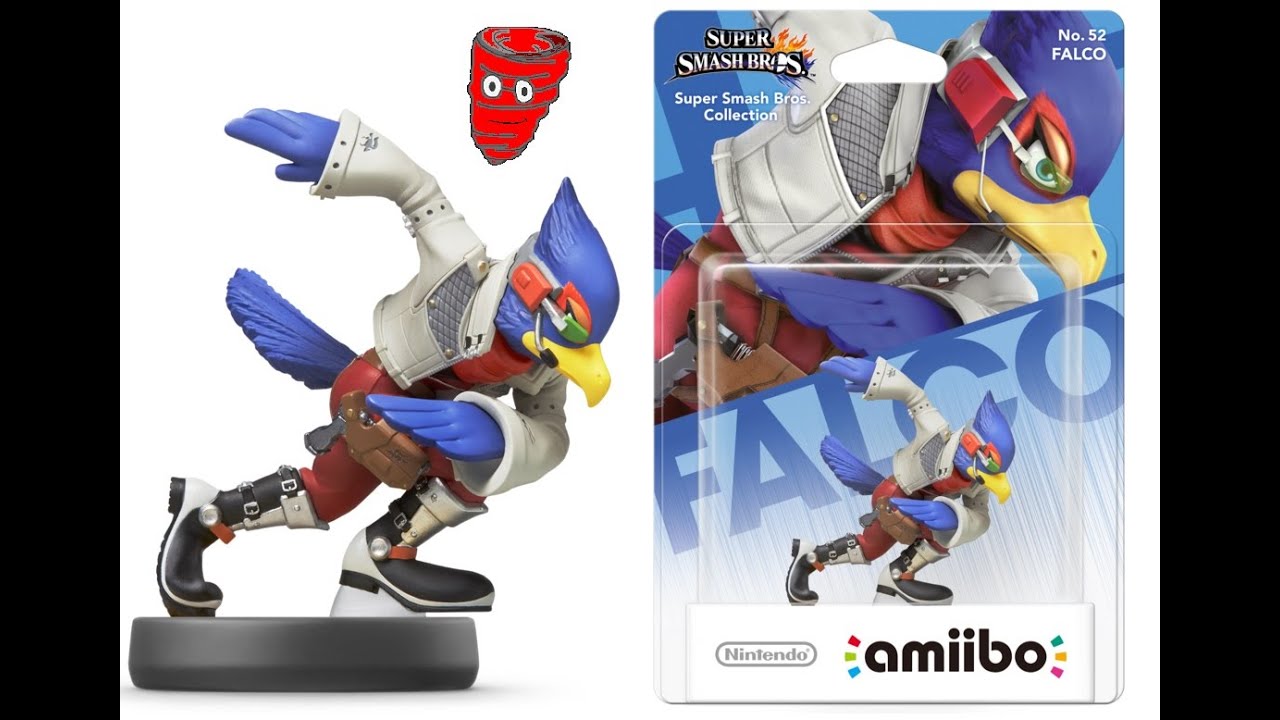 Nintendo Amiibo Falco of Star Fox Super Smash Bros. Collection - Video Game Spin