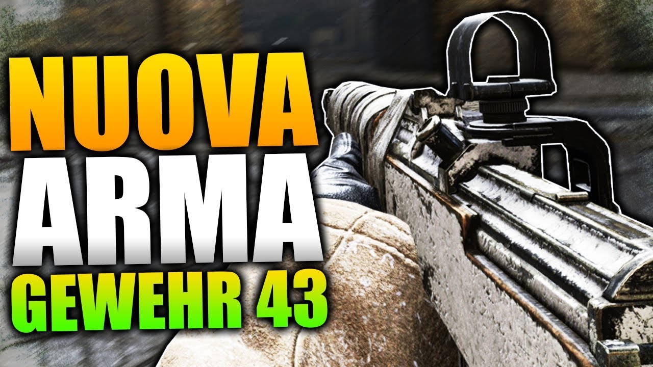 IL NUOVO GEWEHR 43 DI WWII E' OTTIMO!!