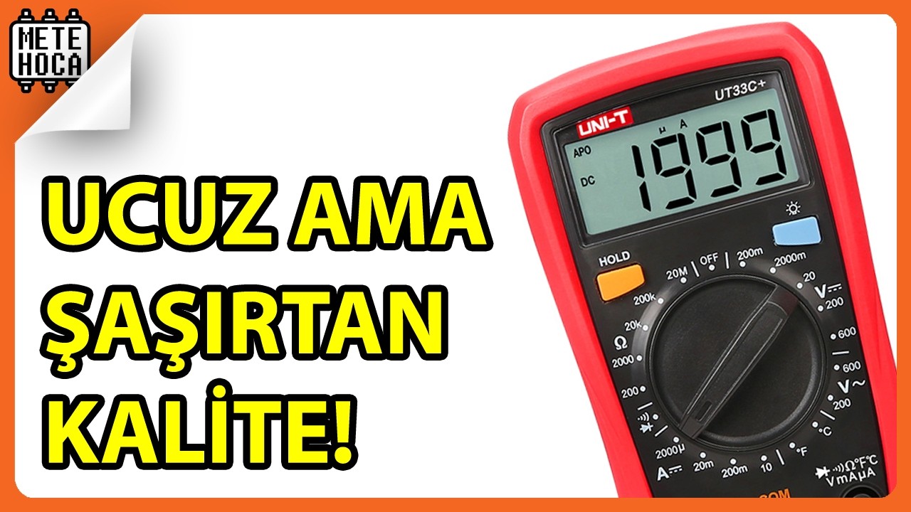AİLENİZİN MULTİMETRESİ | UNI-T UT33C+ | DÜRÜST İNCELEME