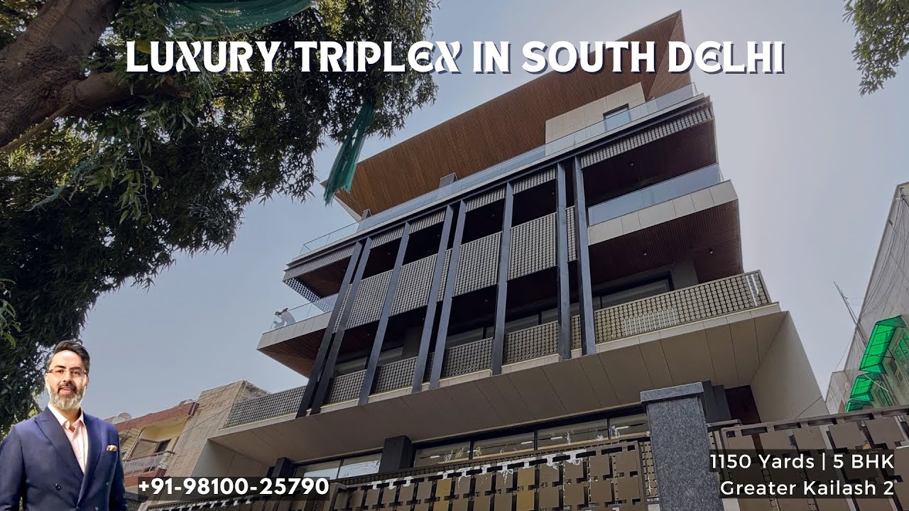 Inside a 1150-Yard Ultra-Luxury 5 BHK Triplex in Greater Kailash 2 | South Delhi’s Rarest Property