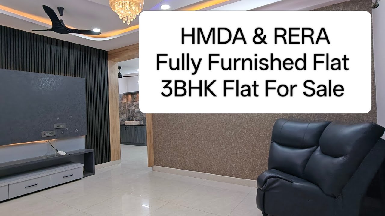 Fully Furnished Flat For Sale in Hyderabad 