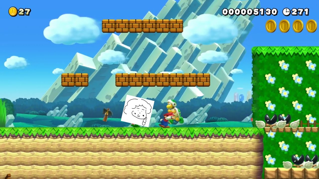マリオメーカーにお母さんが挑戦 期待のコースはじめのヤバイ〜題名にちょっとびっくりでも面白かった…