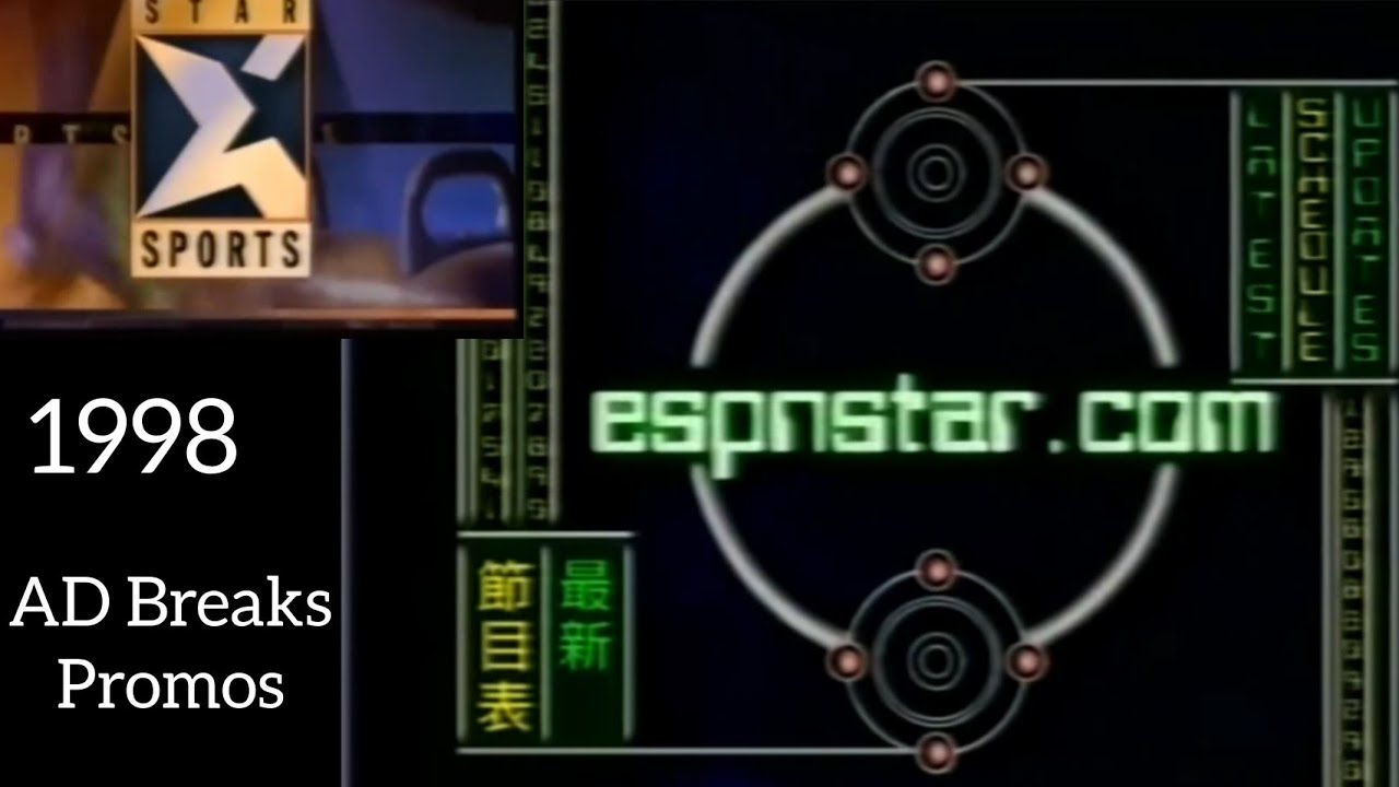 Star Sports (India/South Asia) 1998 Long AD Break/Continuity & Ident