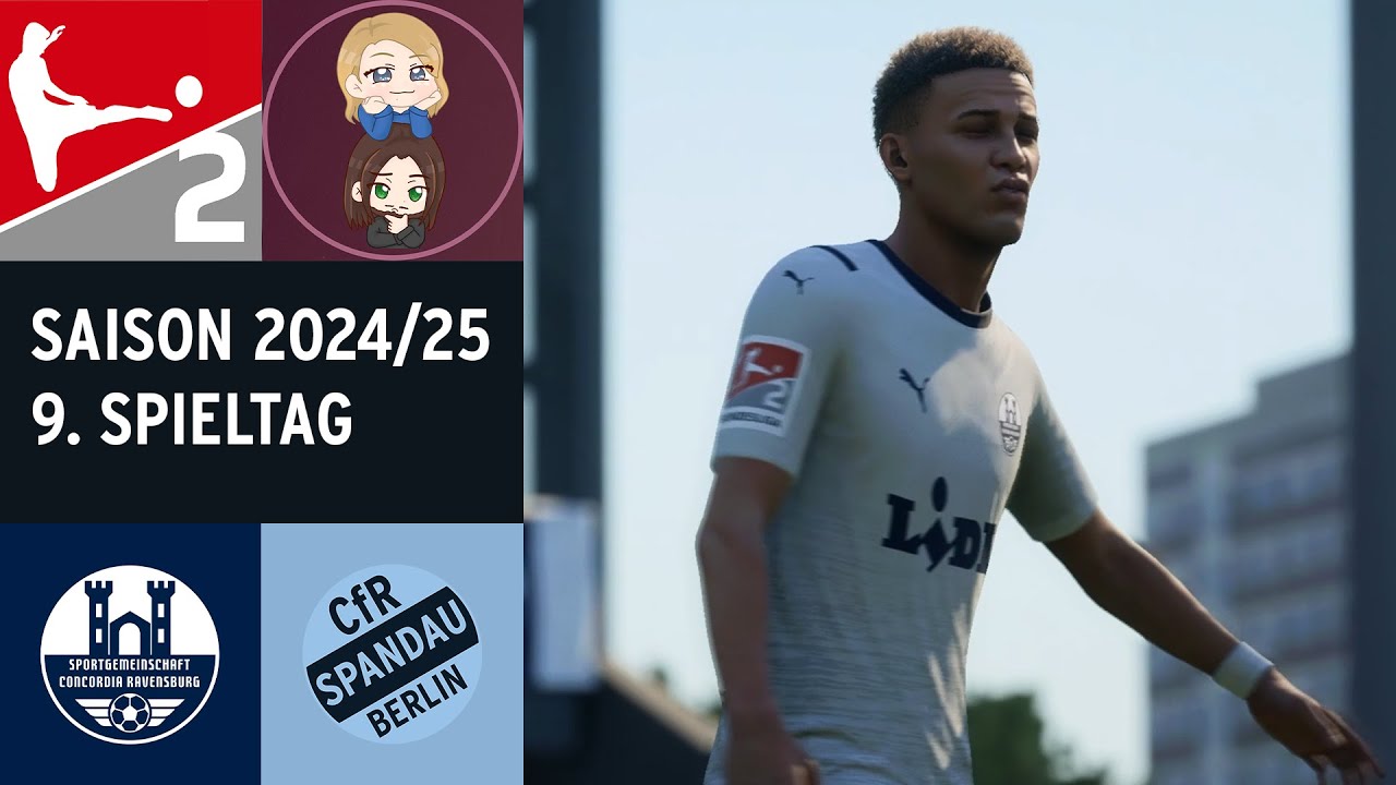 SG Concordia Ravensburg - CfR Spandau | 9. Spieltag | 2. YouTube Bundesliga 2024/25
