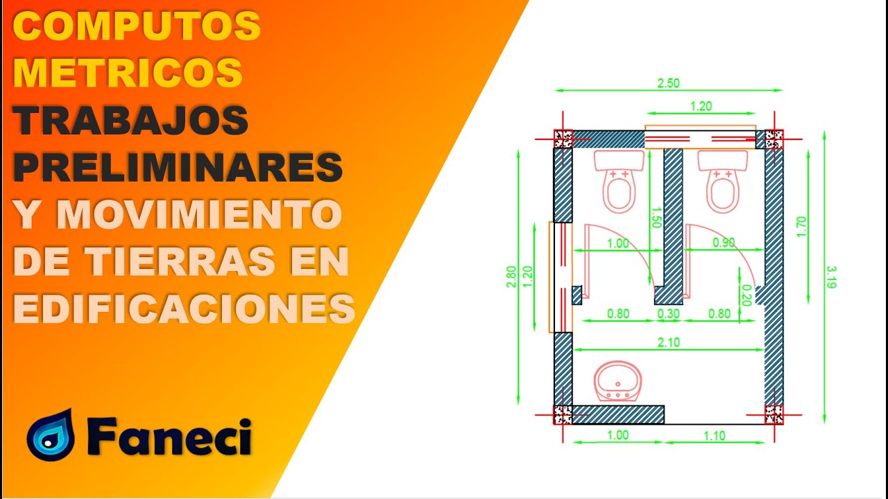 CALCULO DE COMPUTOS METRICOS - TRABAJOS PRELIMINARES Y MOVIMIENTO DE TIERRAS (Excavaciones)📚✅
