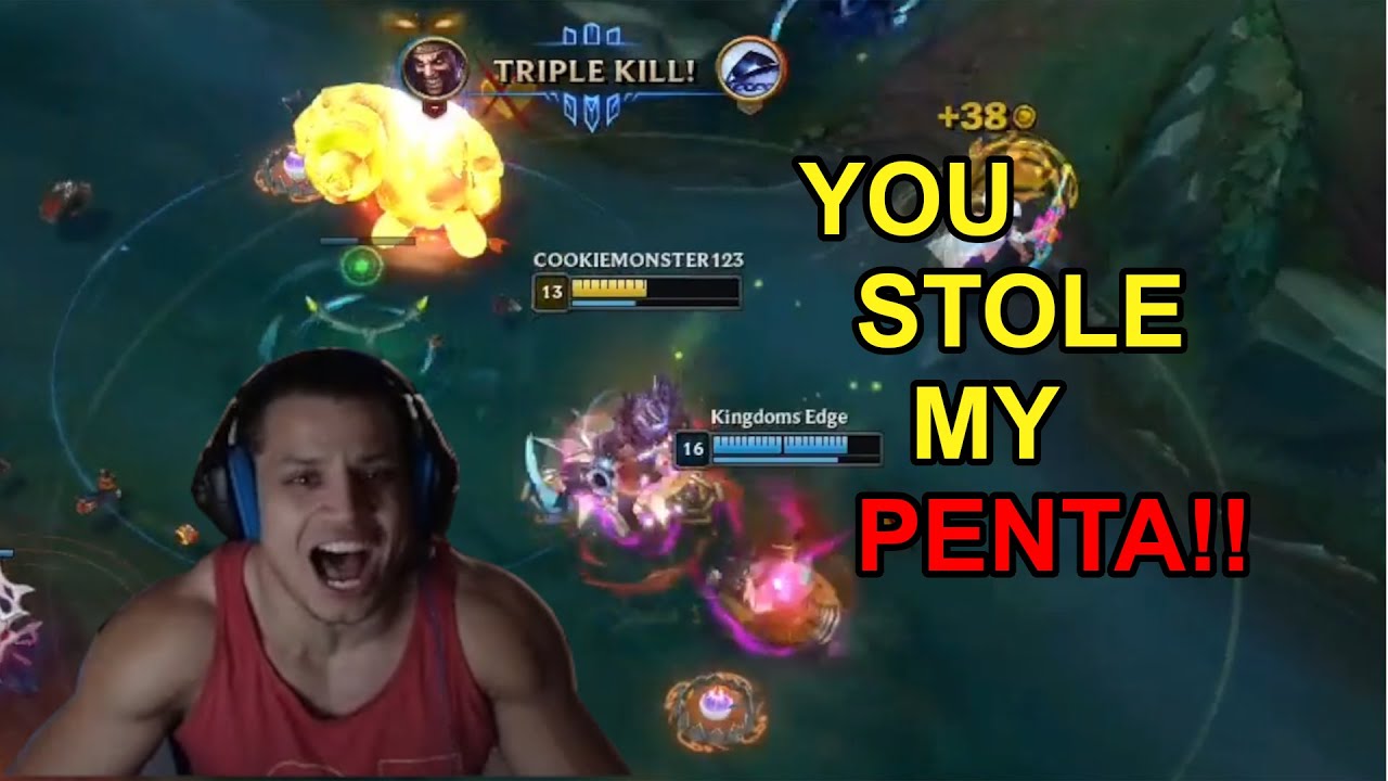 TYLER1 DRAVEN 1V9 QUADRA KILL