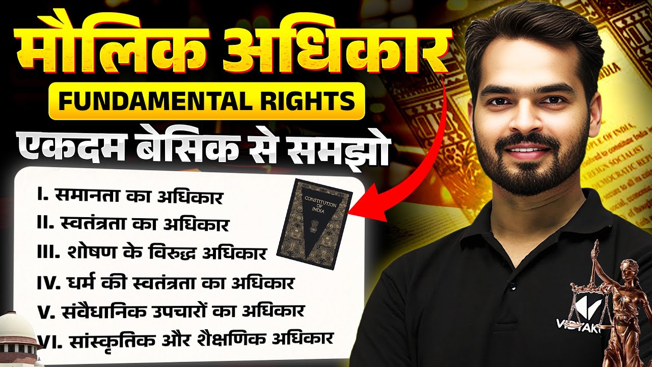 Fundamental Rights Political Science | Article 12 To 35 Explained | Moolik Adhikar Full Chapter