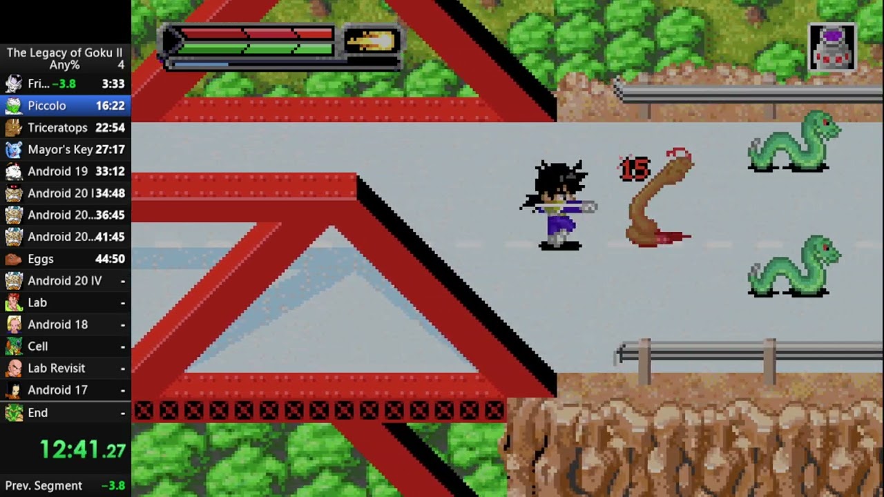 Dragon Ball Z: The Legacy of Goku 2 - Any% Speedrun (2:32:33) My first time! False run