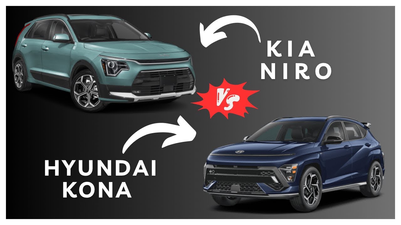 Hyundai Kona vs Kia Niro: Subcompact SUV Comparison