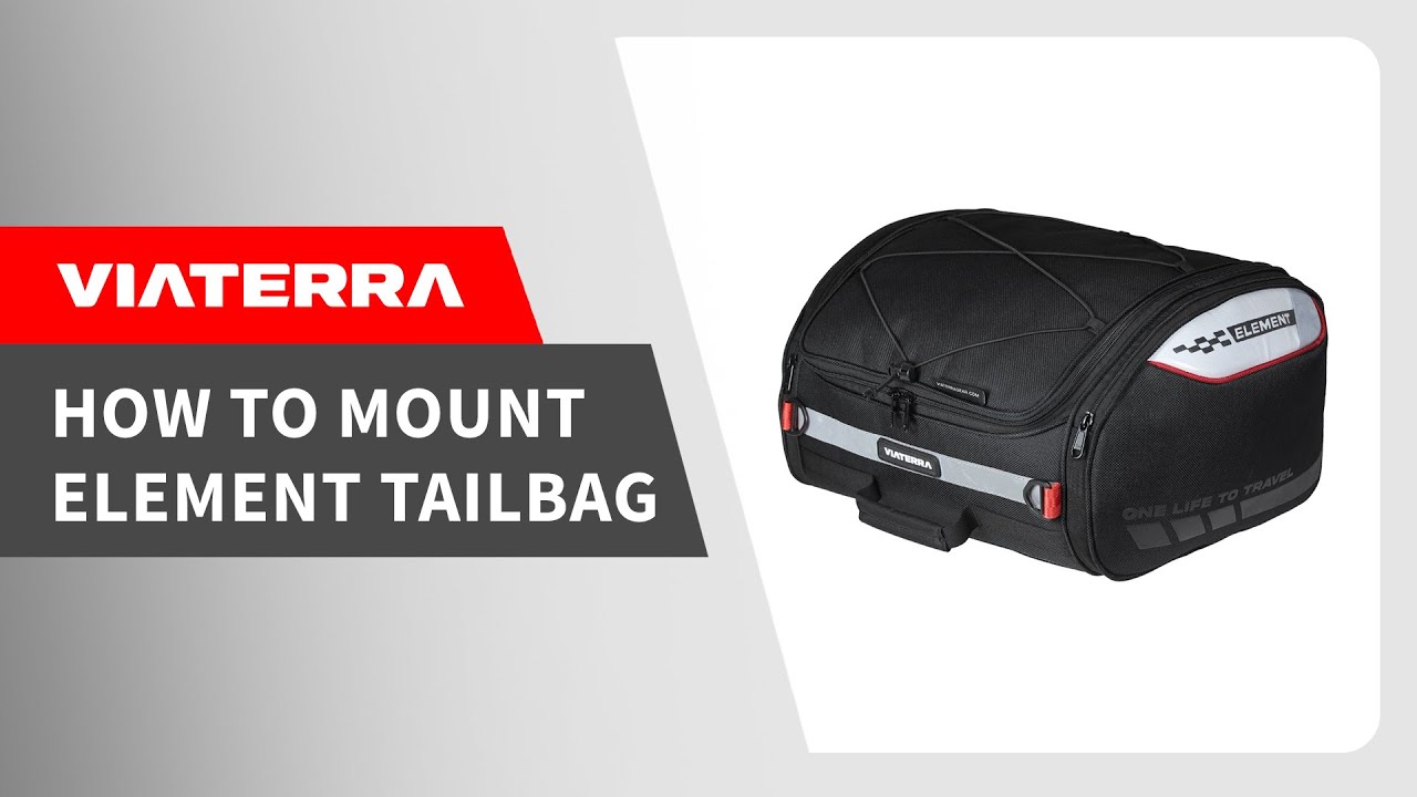 How to Mount the ViaTerra Element Tailbag: A Quick and Easy Guide #motorcycleluggage