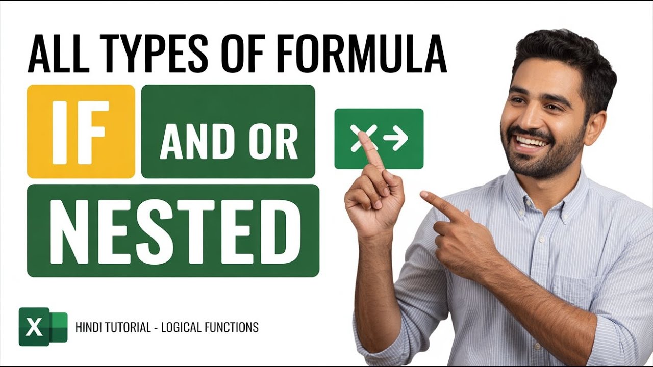 Excel Logic Masterclass: IF, AND, OR Formulas Explained (July 2025) LECTURE 5