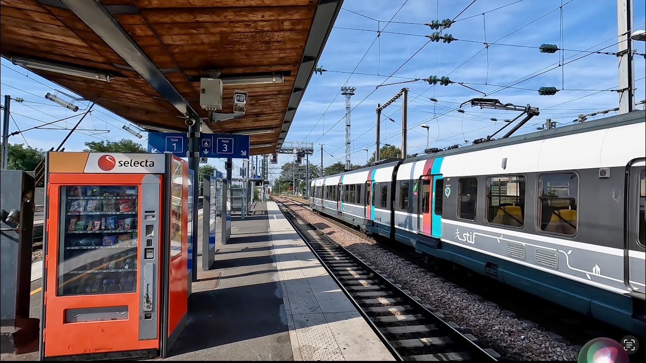 Paris Metro Ride, RER B train