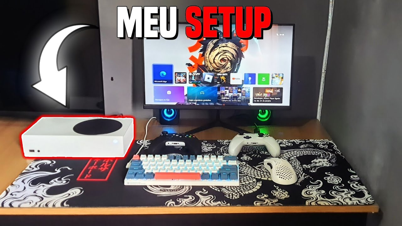 MONTEI MEU SETUP GAMER COM XBOX SERIES S! O melhor custo-benefício de 2025?