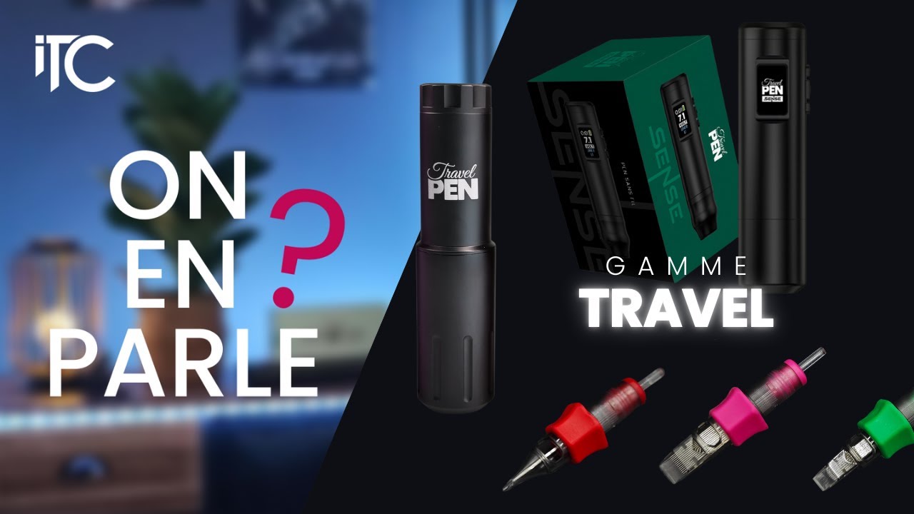 Cartouches TRAVEL, Machine Tattoo sans fil TRAVEL Pen et Travel Pen Sense