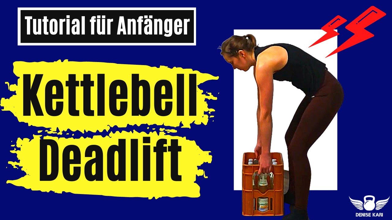Kettlebell Deadlift TUTORIAL inkl. ❗️GRATIS Checkliste❗️ zur Übungsausführung - perfekt für Anfänger