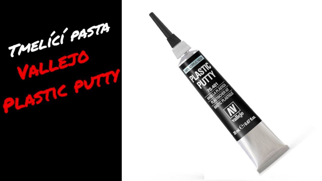 Jak zacelit spáry na modelech - Vallejo Plastic Putty