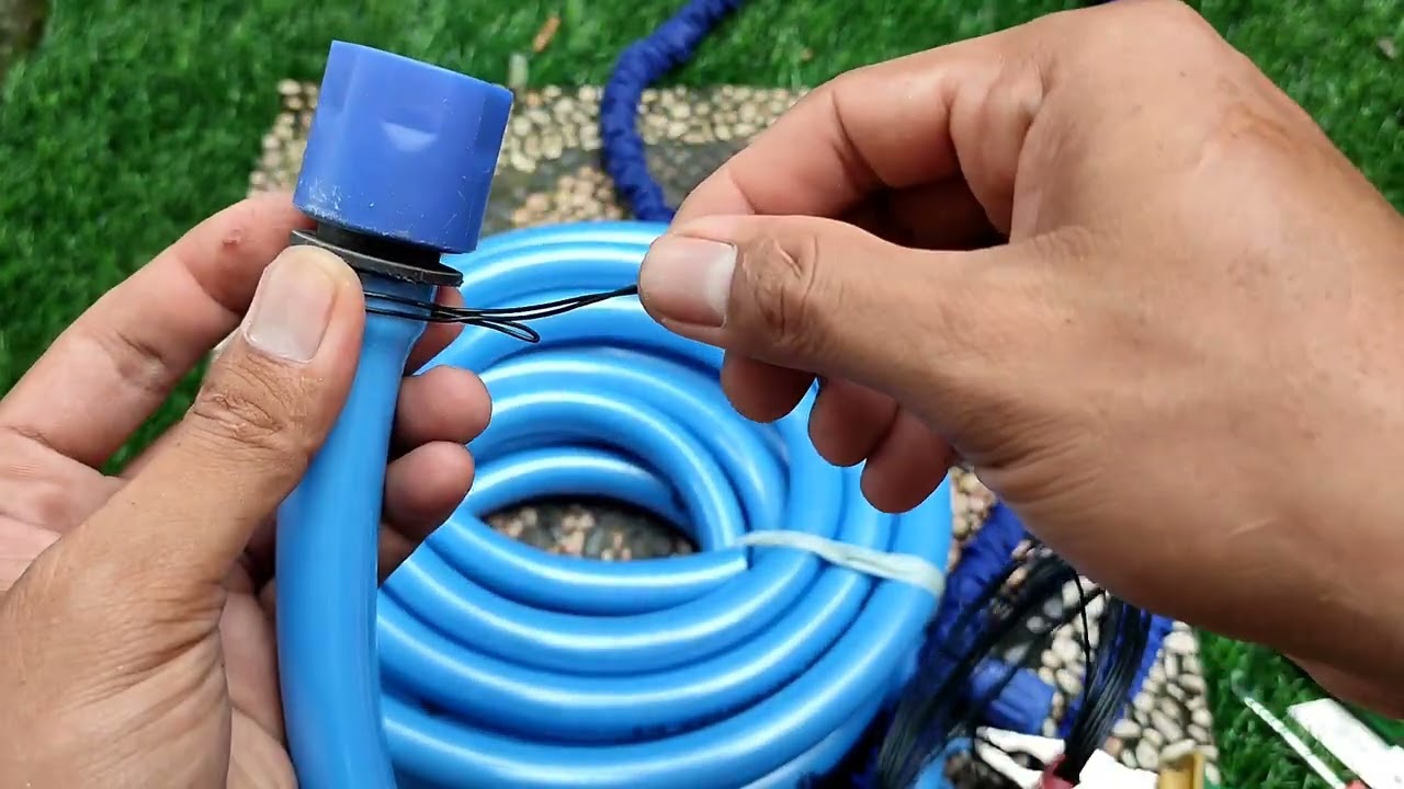 cara memasang selang air Trilliun Superflex 5/8 sangat tebal, cara pemasangan