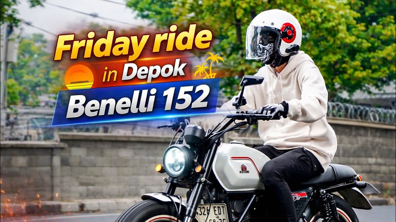 Happy Friday! Morning ride with Benelli 152 POV around Depok 05-02-2026