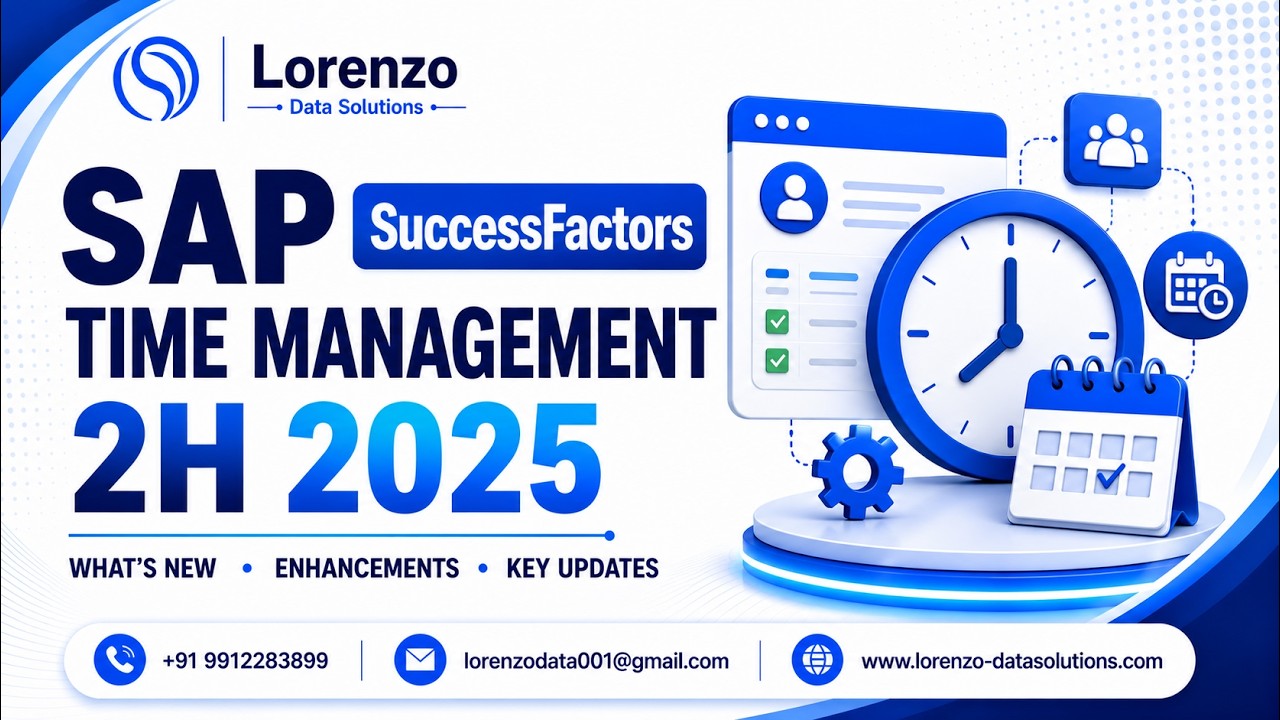 SAP SuccessFactors Time Management 2H 2025 #sap