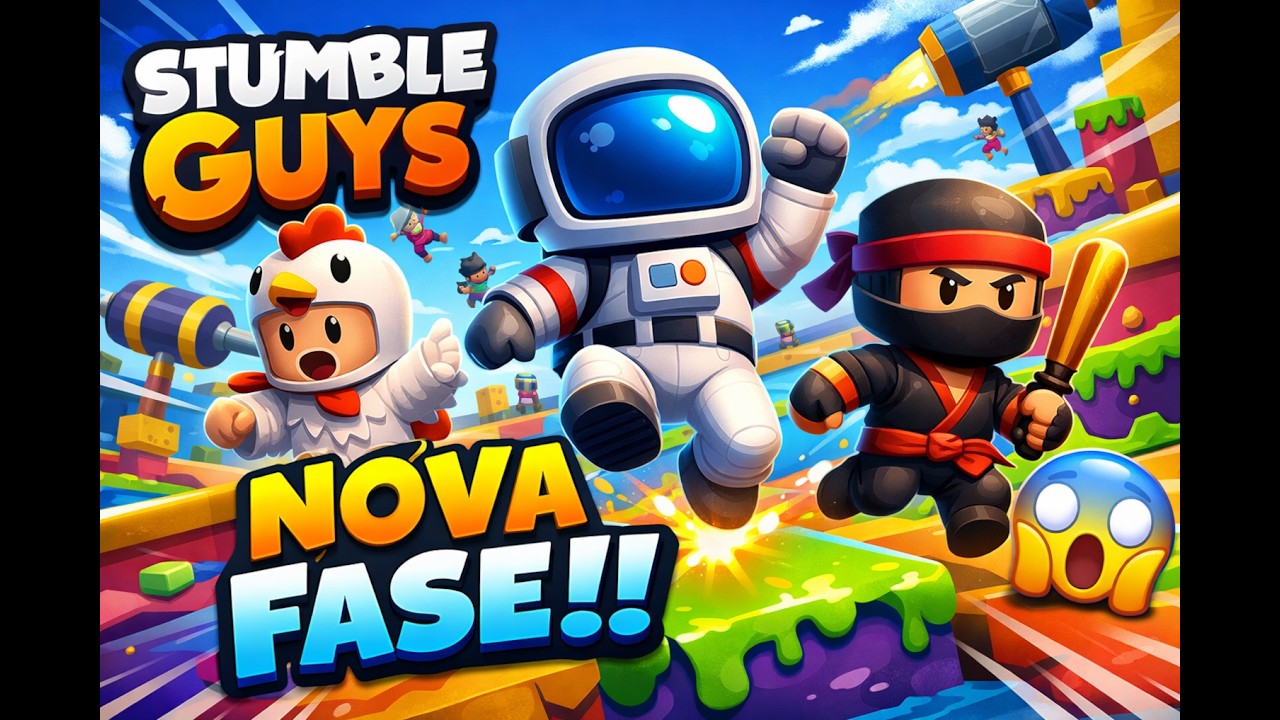 🎮🔥 STUMBLE GUYS: A NOVA FASE MAIS DIFÍCIL DO JOGO?! 😱🏃‍♂️
