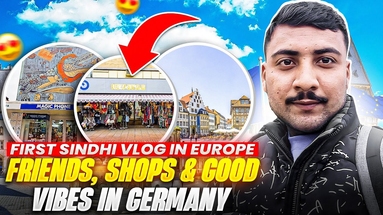 First Sindhi vlog in Europe 🇪🇺 ✨ Friends, shops & good vibes in Germany part 2#travel #sindhivlog