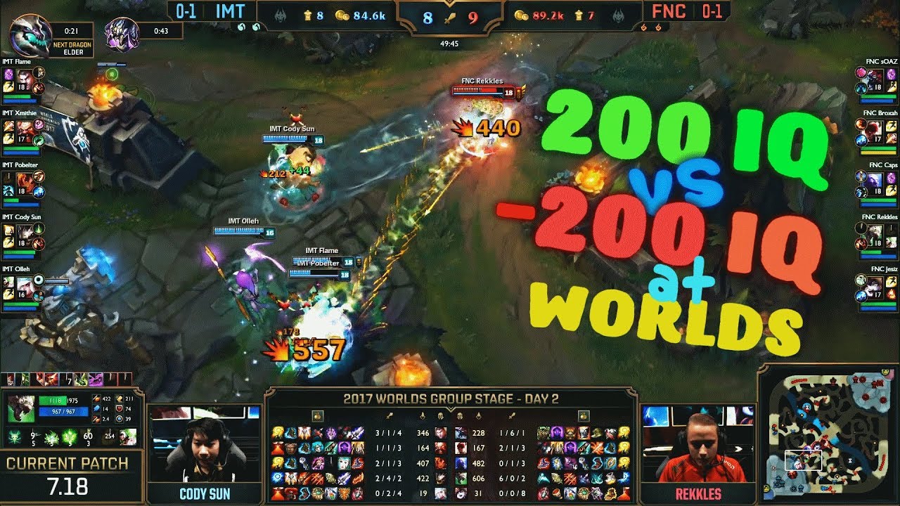 200 IQ vs -200 IQ at Worlds - League of Legends - LoL Videos