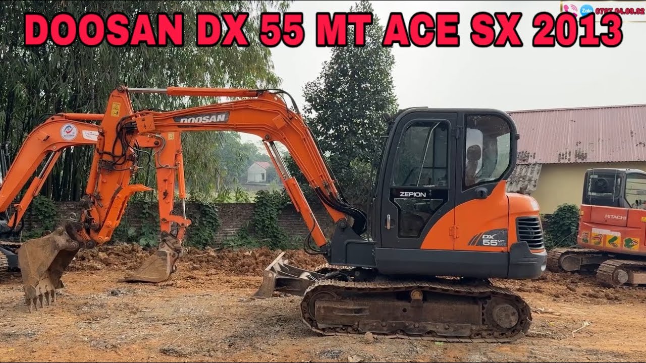 Máy Xúc DOOSAN DX 55 MT ACE SX 2013 Hàn Quốc Chất Lượng Tại Bãi Máy Thành Xe Ben Máy Công Trình
