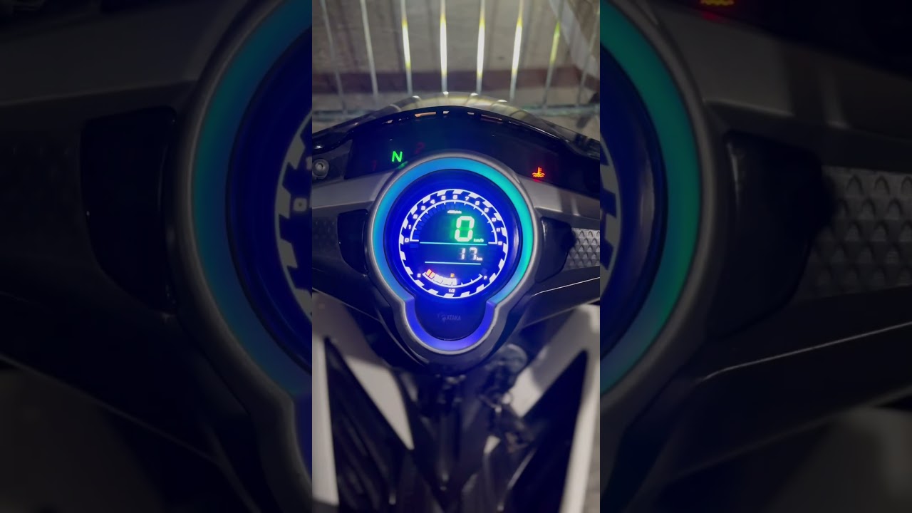 Sniper 135 mx converted to digital gauge. #sniper #sniperclassic #snipermx #sniper135 #yamahasniper