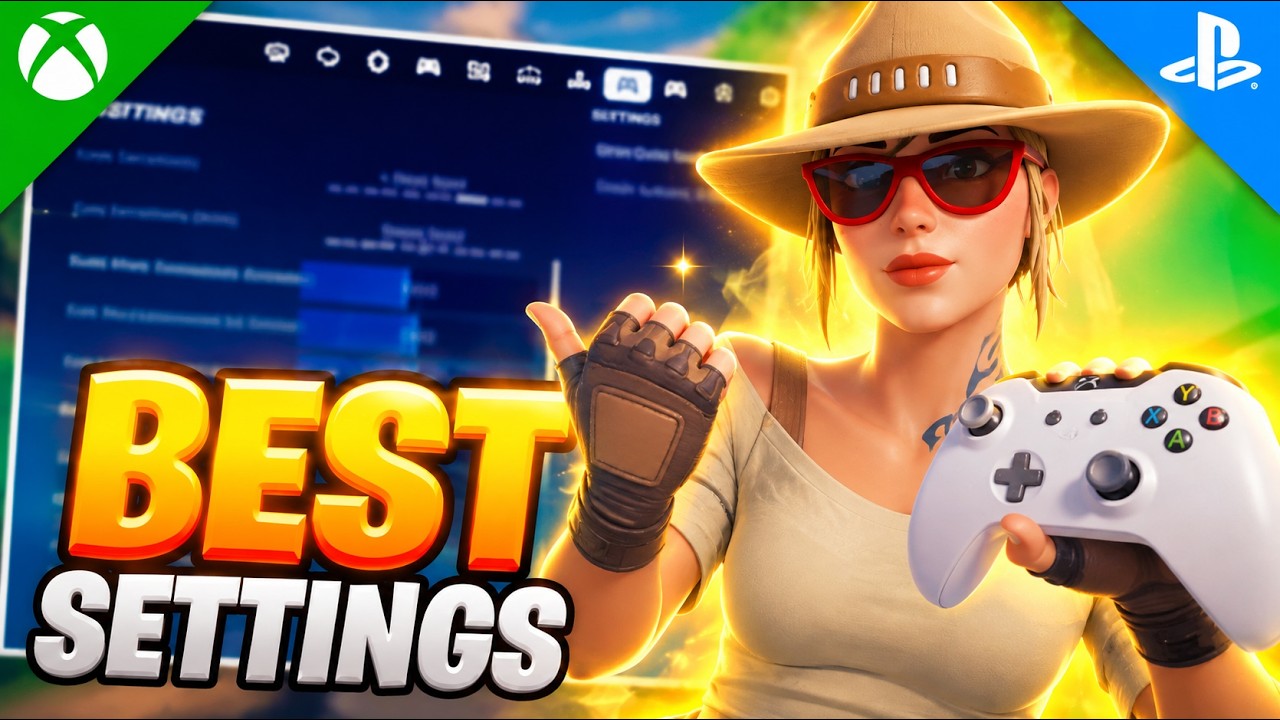 NEW Best Controller SETTINGS + Sensitivity in Fortnite Chapter 7! 🎯