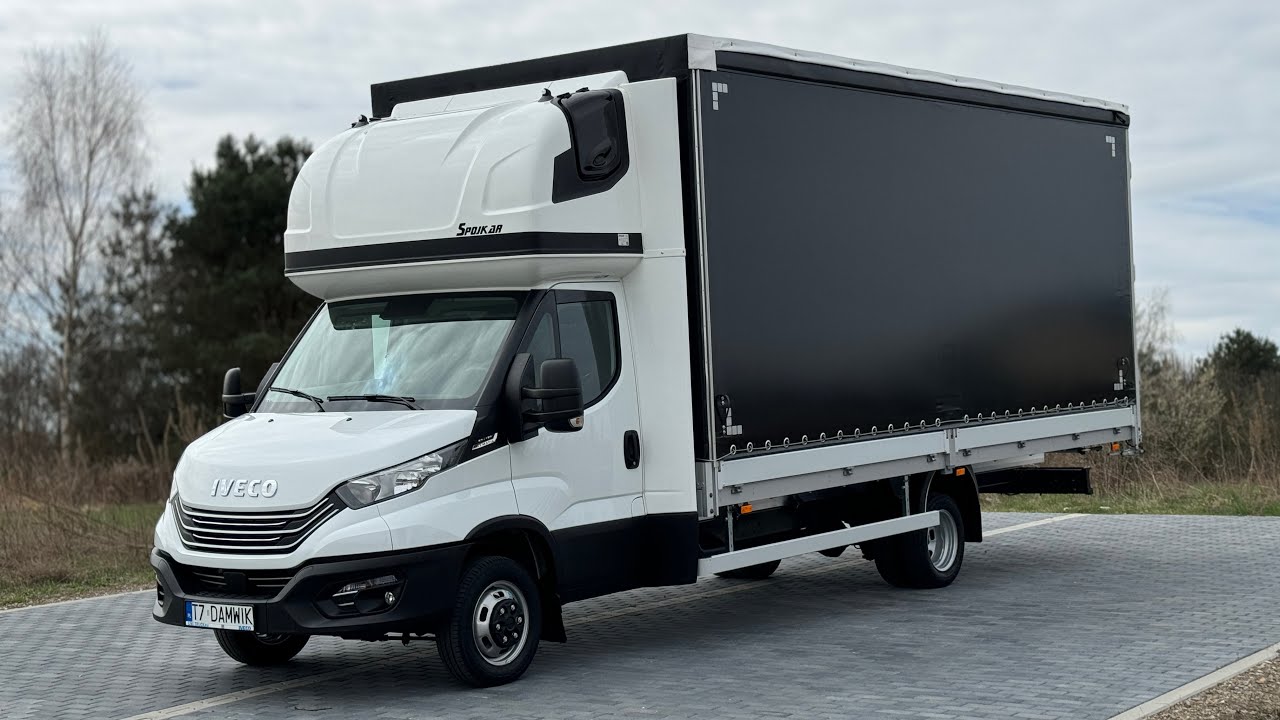 Sprzedam Iveco Daily 2024‼️50C18 HI-MATIC 15EP 6.11m/Gwarancja do2026r 2x Firanka+Dach zsuwany+drzwi