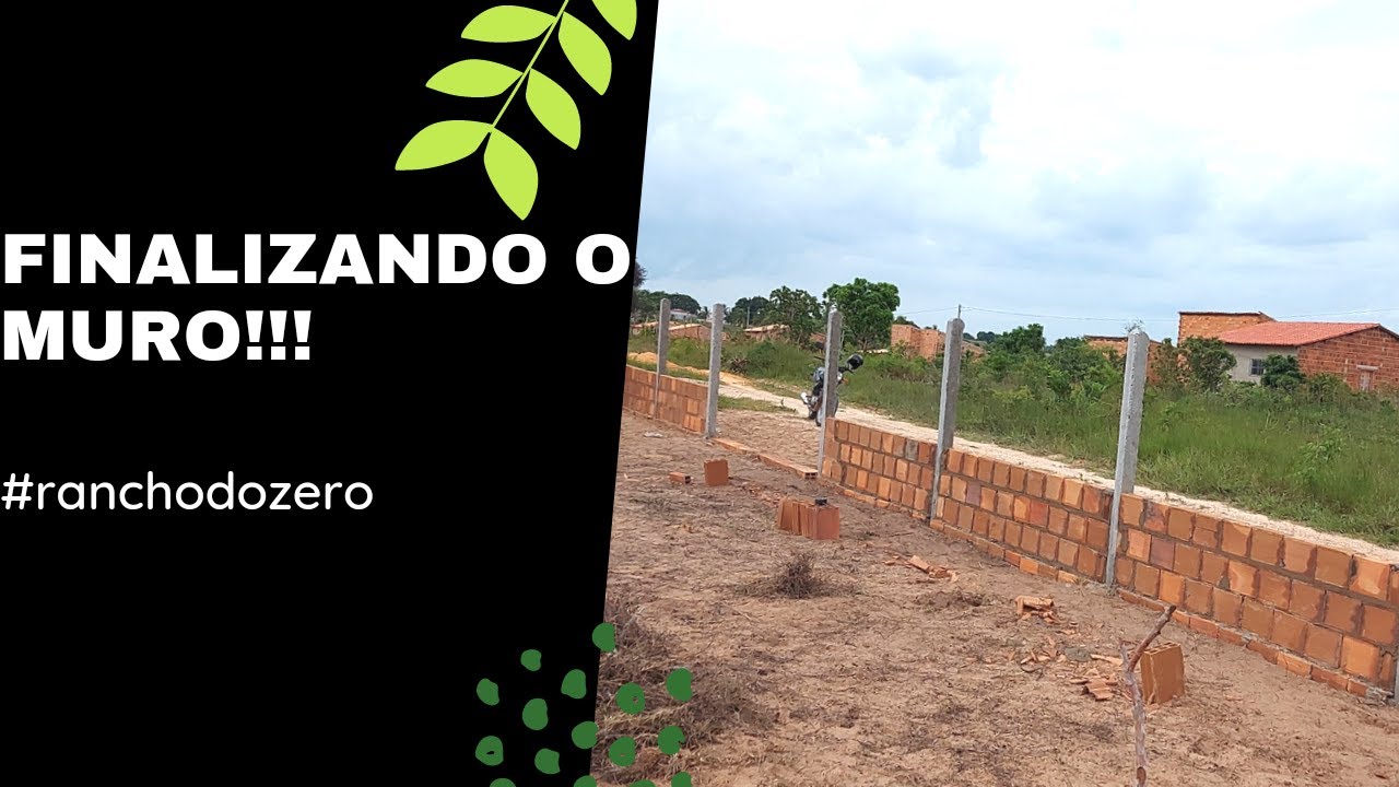 #RANCHODOZERO |CONCLUIMOS O MURO|COMEÇAMOS A COLOCAR ARAME FARPADO